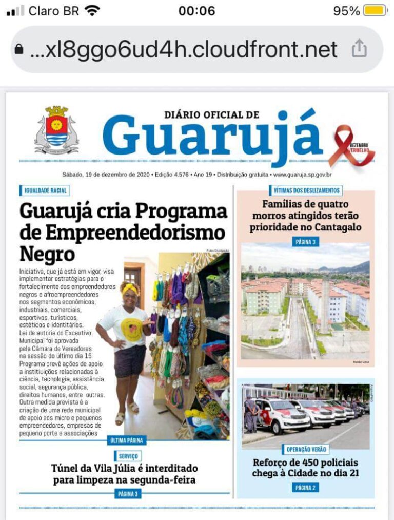 Guarujá aprova a Lei Municipal do Afroempreendedorismo