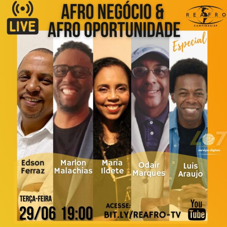 REAFRO – Região Metropolitana de Campinas apresenta live