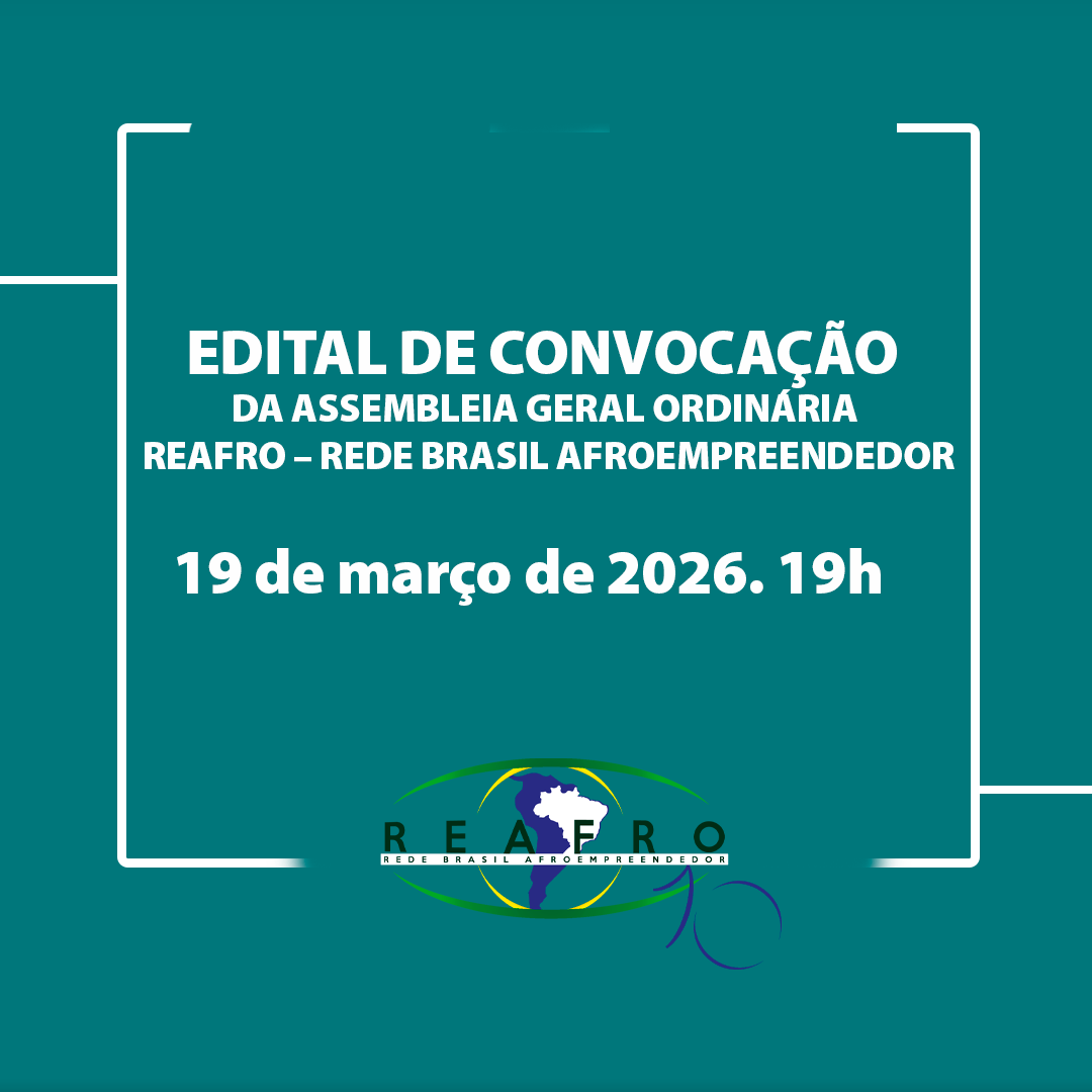 Edital de Convocação: Assembleia Geral Ordinária REAFRO Rio de Janeiro